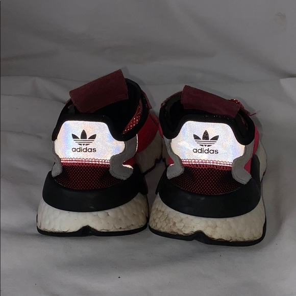 Adidas night jogger boost pink gray size 4 1/2 - Picture 8 of 10